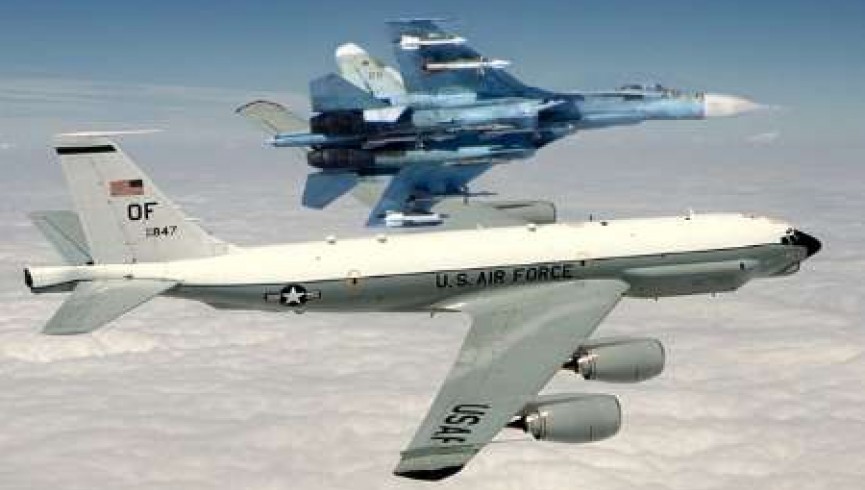 پرواز هواپیمای جاسوسی امریکا در مرزهای روسیه