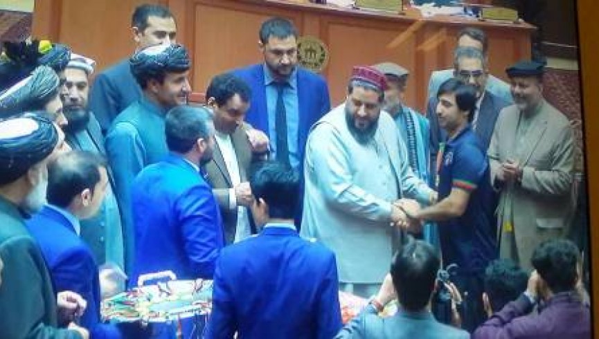 مجلس سنا از بازیکنان تیم ملی کرکت قدردانی کرد