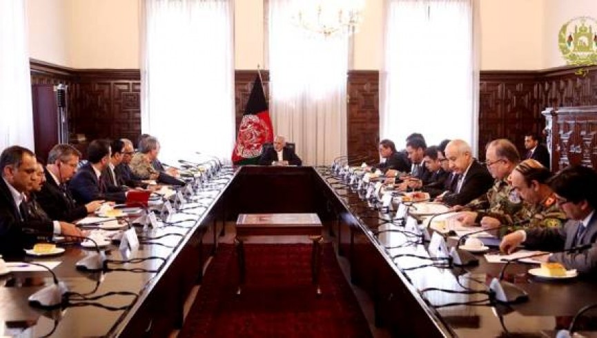 غنی دستور اتخاذ برنامه عملی تامین امنیت مراکز ثبت نام رای دهندگان در غرب کابل را داد