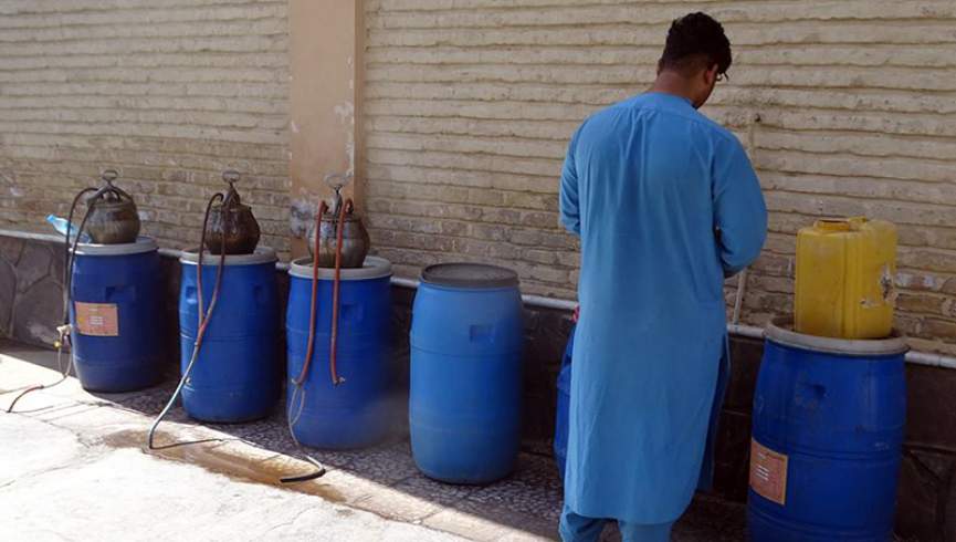 یک تولید کننده مشروبات الکلی در هرات بازداشت شد