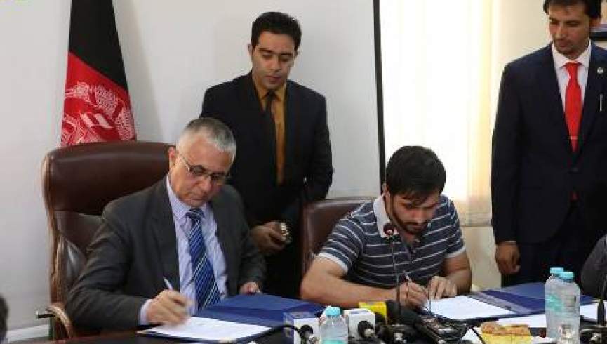 قرارداد 5 پروژه آبی به ارزش 154 میلیون افغانی به امضا رسید