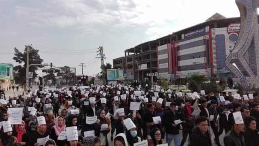 ارگ: تظاهرات مدنی شهروندان کابل پایان یافت