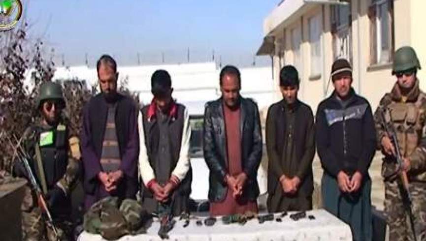 بازداشت یک گروه 5 نفری آدم‌ربایان و سارقان مسلح در لوگر