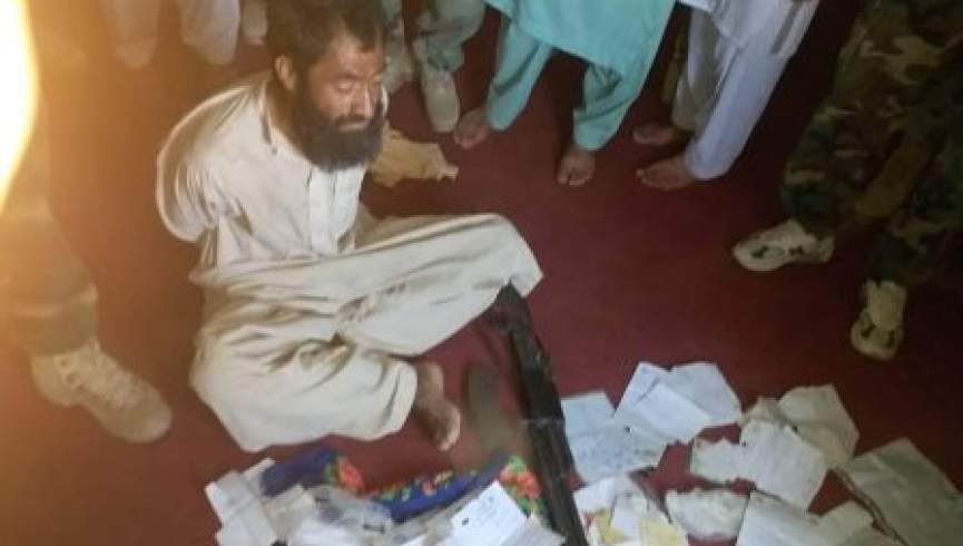 یک عضو برجسته گروه طالبان در هلمند بازداشت شد