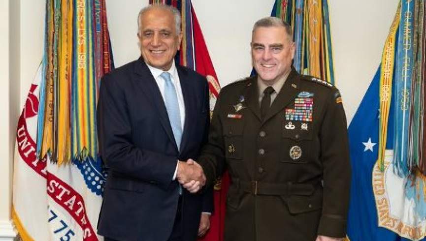 دیدار خلیلزاد و رییس ستاد ارتش امریکا؛ پیشرفت‌های دو دهه در افغانستان حفظ می‌شود