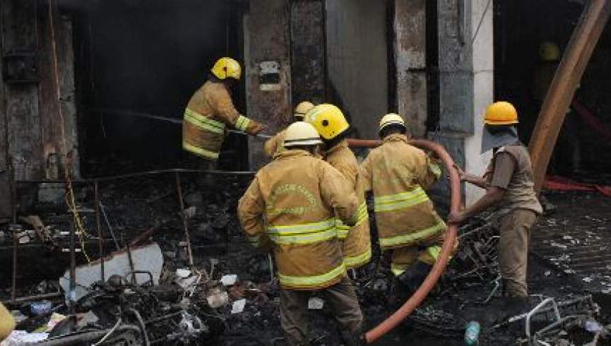 آتش سوزی در یک کارخانه در هند 43 کشته برجای گذاشت
