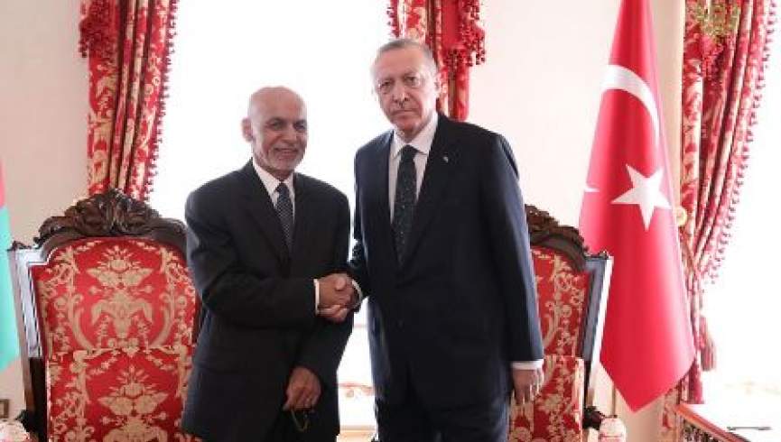 غنی با اردوغان و ظریف در استانبول دیدار کرد