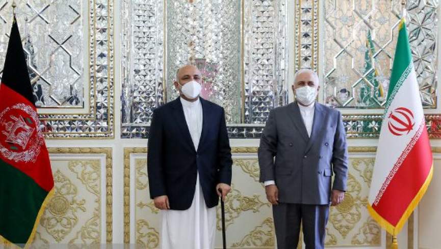 وزیران خارجه افغانستان و ایران در تهران با یکدیگر دیدار و گفتگو کردند