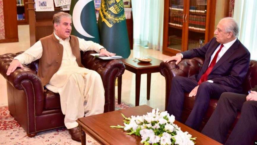 زلمی خلیل‌زاد با وزیر خارجه پاکستان درباره صلح افغانستان گفتگو کرد