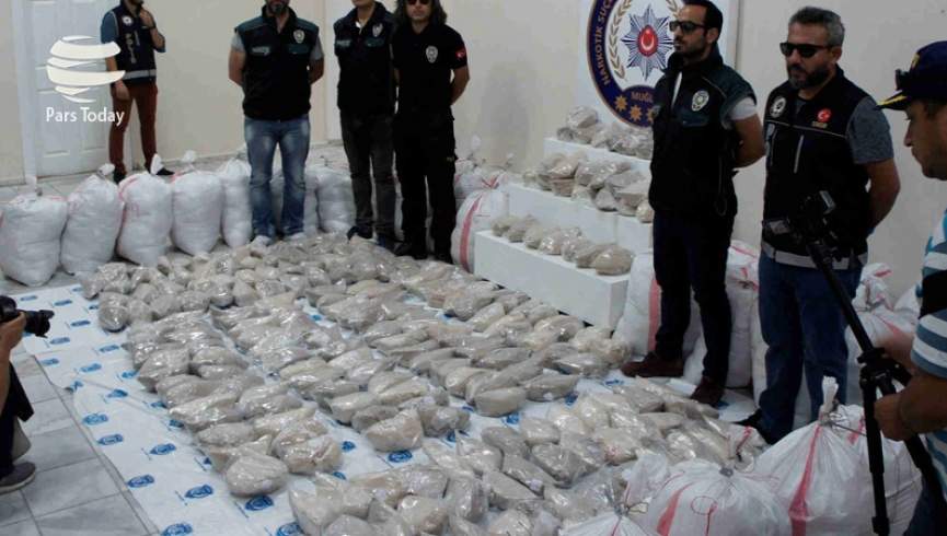 کشف ۲۲۰ کیلو مواد مخدر در ترکیه