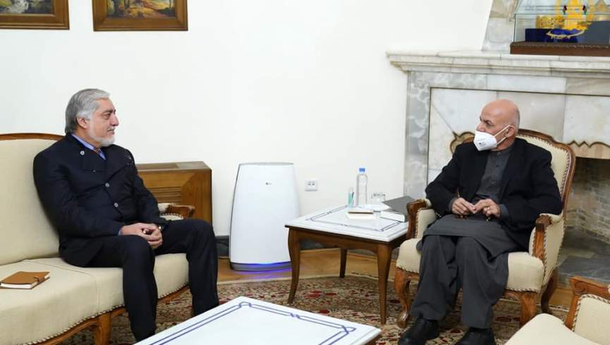 رییس جمهور غنی با داکتر عبدالله دیدار کرد