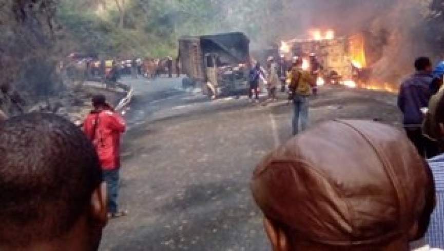 ۵۳ کشته و ۲۹ مجروح در حادثه تصادم بس و لاری در کامرون