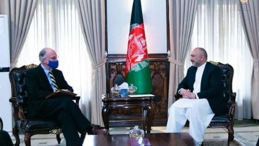 دیدار اتمر با شارژدافیر سفارت امریکا و سفیر پاکستان در کابل