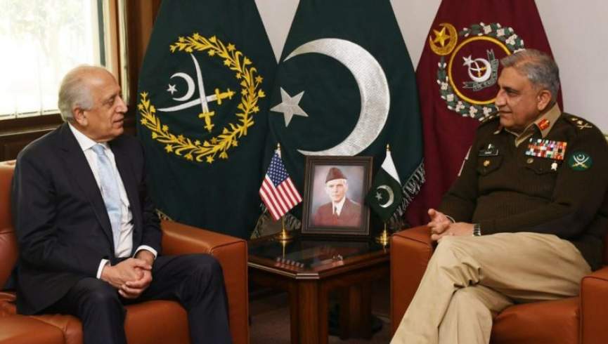 زلمی خلیل‌زاد با رییس ستاد ارتش پاکستان دیدار کرد