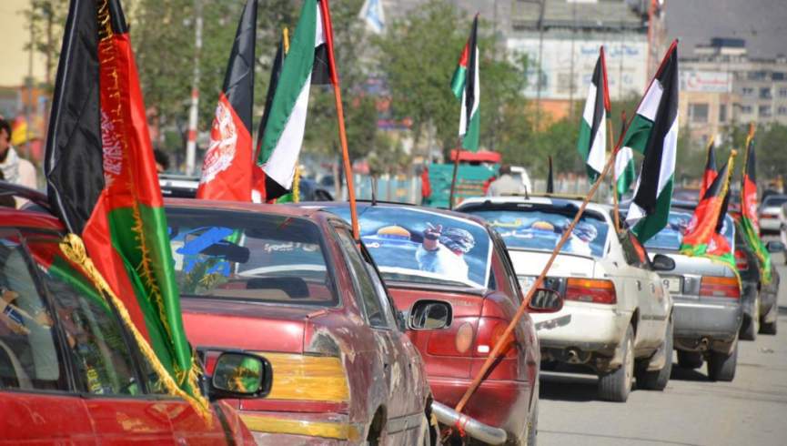 رژه موتر ها در کابل با بیرق افغانستان و فلسطین/ روز جهانی قدس در کابل متفاوت تجلیل شد