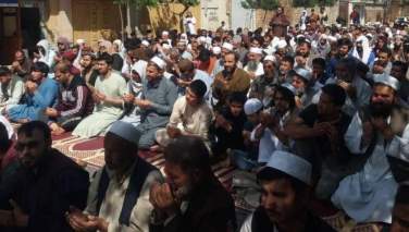 باشندگان کابل با خواندن نماز استثقا از خداوند طلب باران کردند