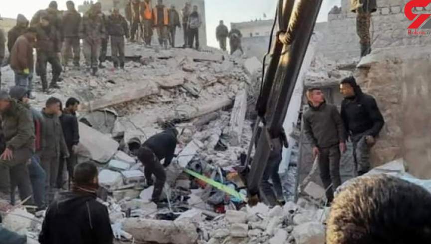 دستکم 16 تن بر اثر ریزش ساختمان در سوریه کشته شدند