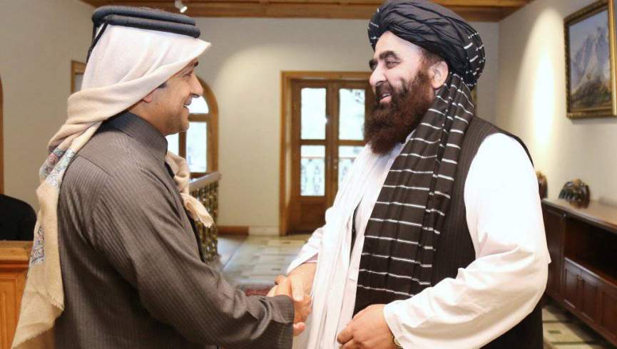 سرپرست زارت خارجه طالبان به نماینده ویژه قطر دیدار کرد