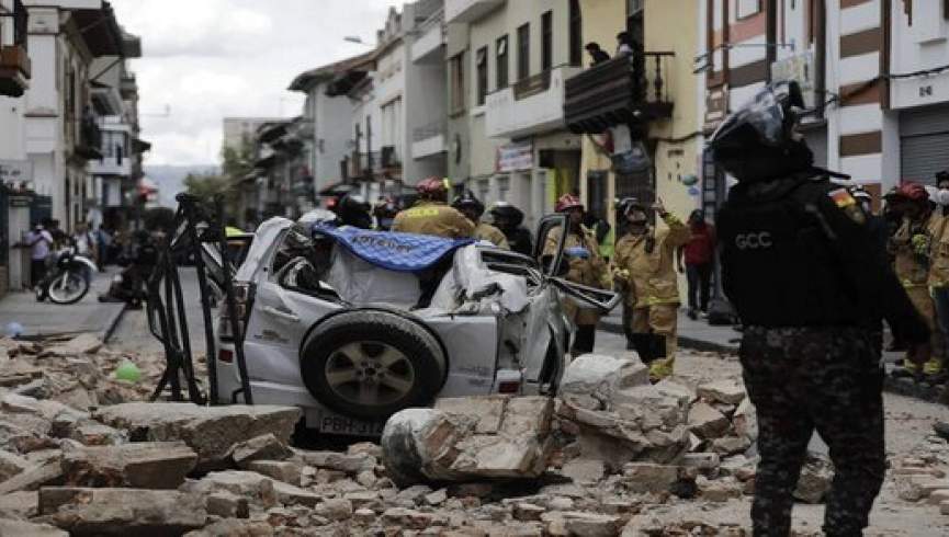 زلزله ای به شدت ۶.۷ ریشتر اکوادور را لرزاند