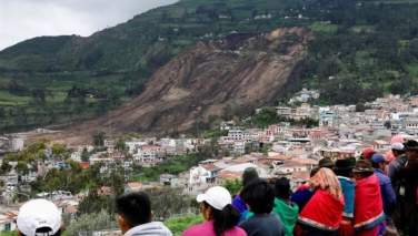 ده ها کشته و زخمی و مفقود در حادثه رانش زمین در اکوادور