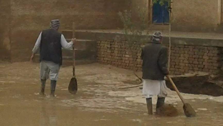 سیلاب در میدان‌وردک خسارات هنگفتی به مردم وارد کرد