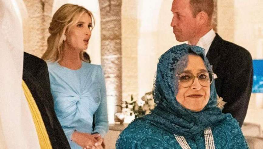 دختر ترامپ در محفل عروسی ولیعهد اردن