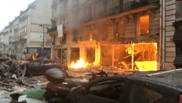 انفجار مهیب در پایتخت فرانسه ۳۰ زخمی برجای گذاشت