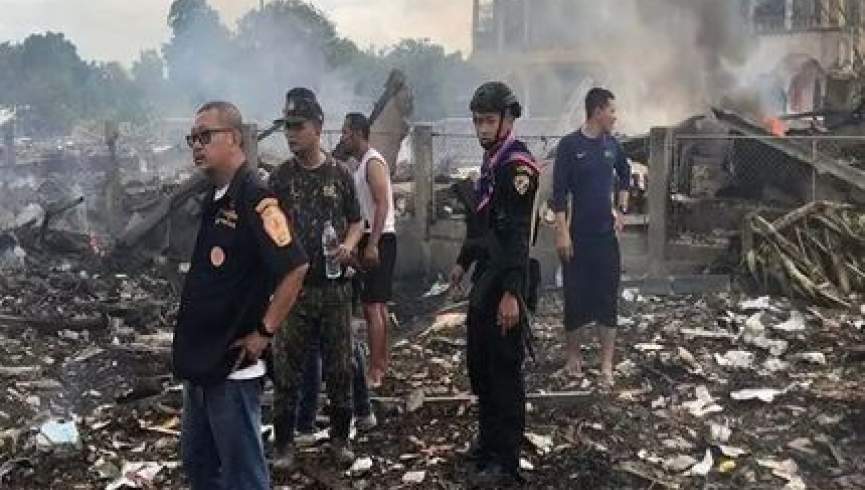 انفجاری مهیب در تایلند بیش از ۱۰۰ کشته و زخمی برجای گذاشت