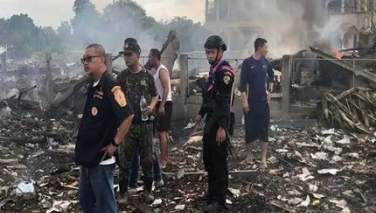 انفجاری مهیب در تایلند بیش از ۱۰۰ کشته و زخمی برجای گذاشت