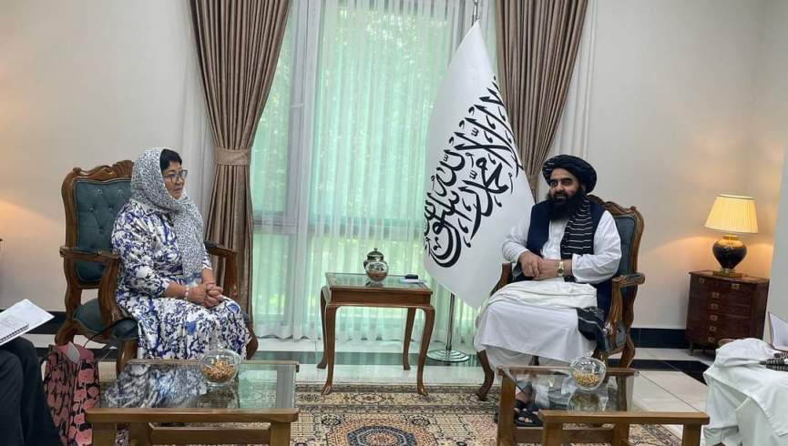 سرپرست وزارت خارجه گروه طالبان با نماینده سازمان ملل دیدار کرد