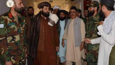 ملا یعقوب از قوماندانی صحی وزارت دفاع بازدید کرد