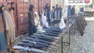 ختیځ زون کې ۵۶ میله وسلې او یوه اندازه مهمات کشف او ضبط شوي دي