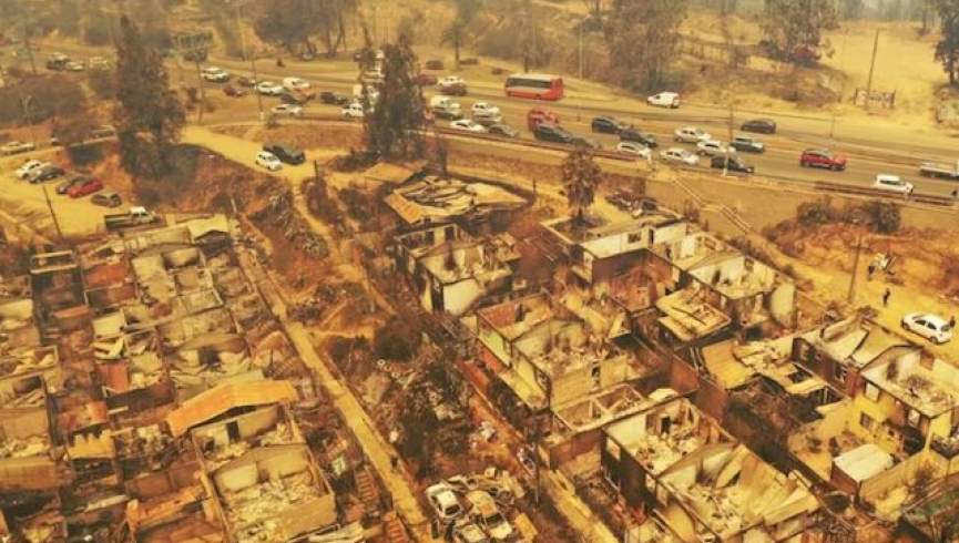 شمار تلفات آتش سوزی در شیلی به 112 کشته افزایش یافت