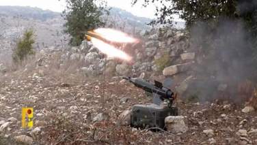 حزب الله لبنان با 60 راکت دو پایگاه اسرائیل را بمباران کرد