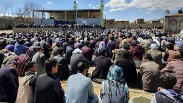 نمازگزاران افغانستانی در روز جهانی قدس، علیه اسرائیل شعار دادند