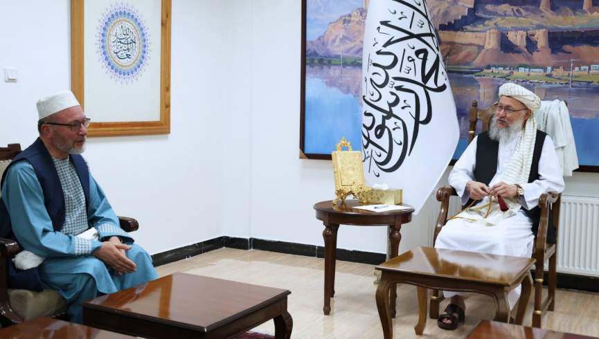 معاون اداری گروه طالبان با داکتر عبدالهادی کریم دیدار کرد