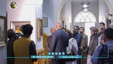 سرپرست سفارت ایران از نگارستان ملی بازدید کرد