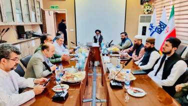 سرپرست وزارت صحت گروه طالبان با مسؤولان شفاخانه تداوی امراض اطفال ایران دیدار کرد