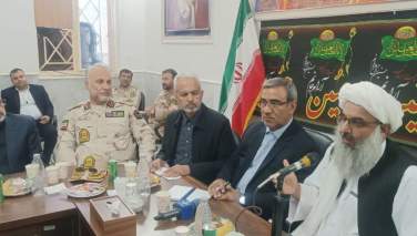 دیدار والی طالبان هرات با والی خراسان رضوی