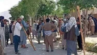 سرکوب خونین اعتراضات در خاش؛ طالبان ۳۷ نفر را بازداشت و به فیض‌آباد منتقل کردند