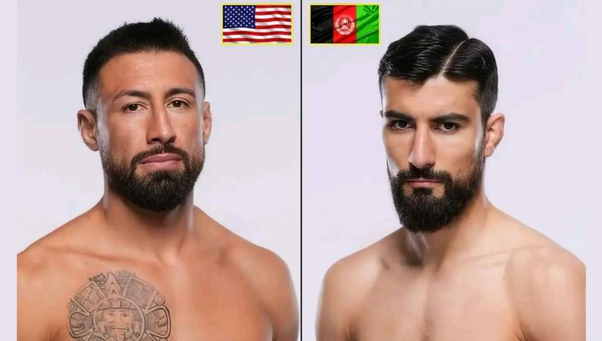 فرید بشارت در برابر کریس گوتیرز؛ نبرد ستاره بدون شکست افغانستان با مبارز امریکایی در UFC