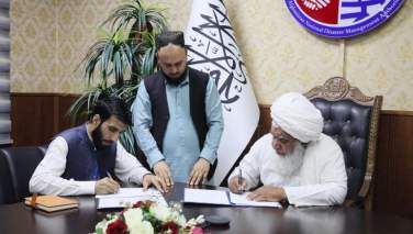 د طالبانو  او د افغان ښځو د ټولنیز سازمان ترمنځ تفاهم لیک لاسلیک شو