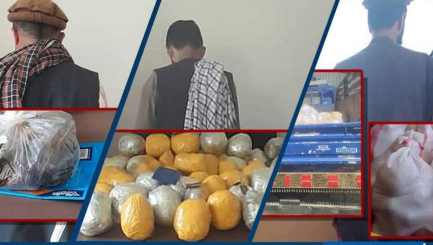 دو تن با بیش از 600 کیلوگرام تریاک از ولایت بدخشان بازداشت شدند