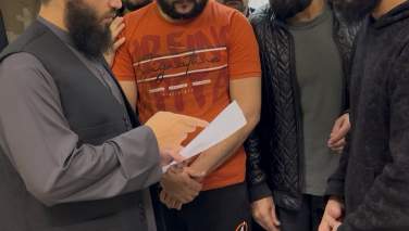 هیئت سفارت طالبان در مسکو با زندانی‌های افغان در بلاروس دیدار کرد